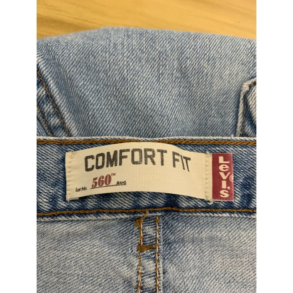 Vintage Levis 560 Jeans Mens 38x34 Blue Comfort Fit Relaxed Loose Tapered Denim